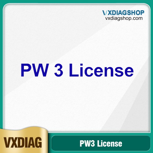 VXDIAG VCX SE/ VCX DoIP Multi Diagnostic Tool Authorization License for PW3