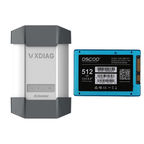 ALLSCANNER VXDIAG Benz C6 Star C6 VXDIAG Multi Diagnostic Tool With 512GB 2024.03/2023.09 X-ENTRY Software SSD