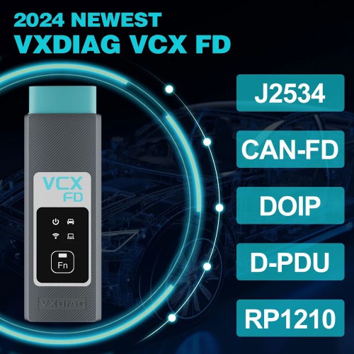 [Ship from US/EU] New VXDIAG VCX FD OBD2 Diagnostic Tool for GM with GDS2 V2023.10.19 Tech2WIN 16.02.24 Support WIFI and CAN FD Protocol