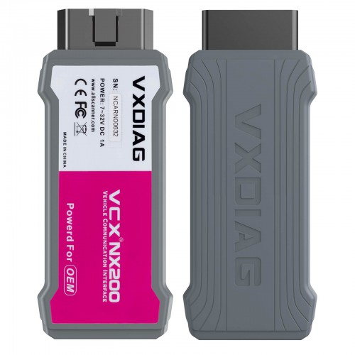 New USB Version VXDIAG VCX NANO VCX NX200 for Renault Clip V219 OBD2 Scanner All Systems Diagnosis 2005-2022