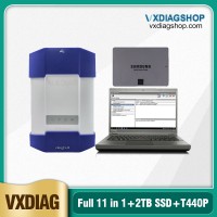 VXDIAG Multi Tool for Full Brands with 2TB SSD Laptop Lenovo T440P incl JLR HONDA GM VW FORD MAZDA TOYOTA PORSHCE Subaru VOLVO BMW BENZ