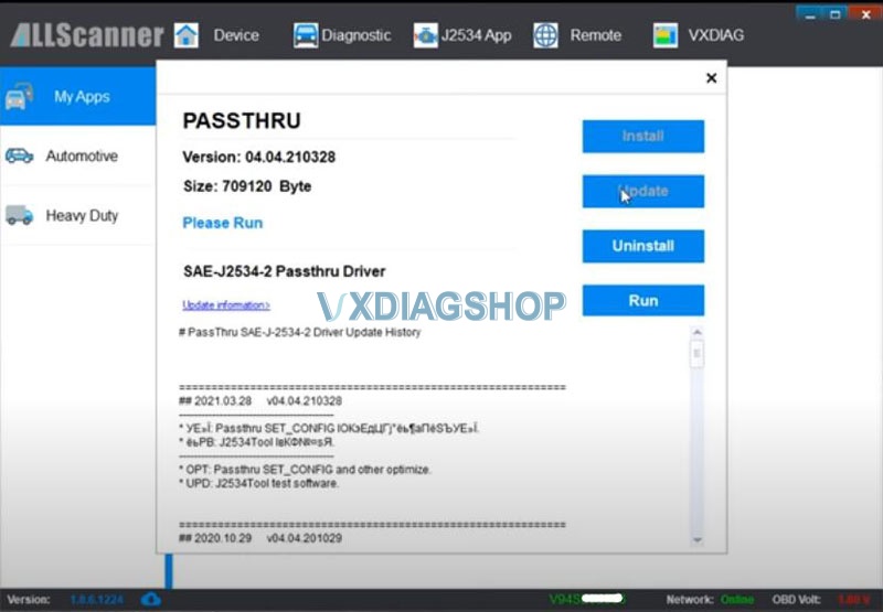 VXDIAG VCX SE Driver Setup for MB X-ENTRY PassThru 5