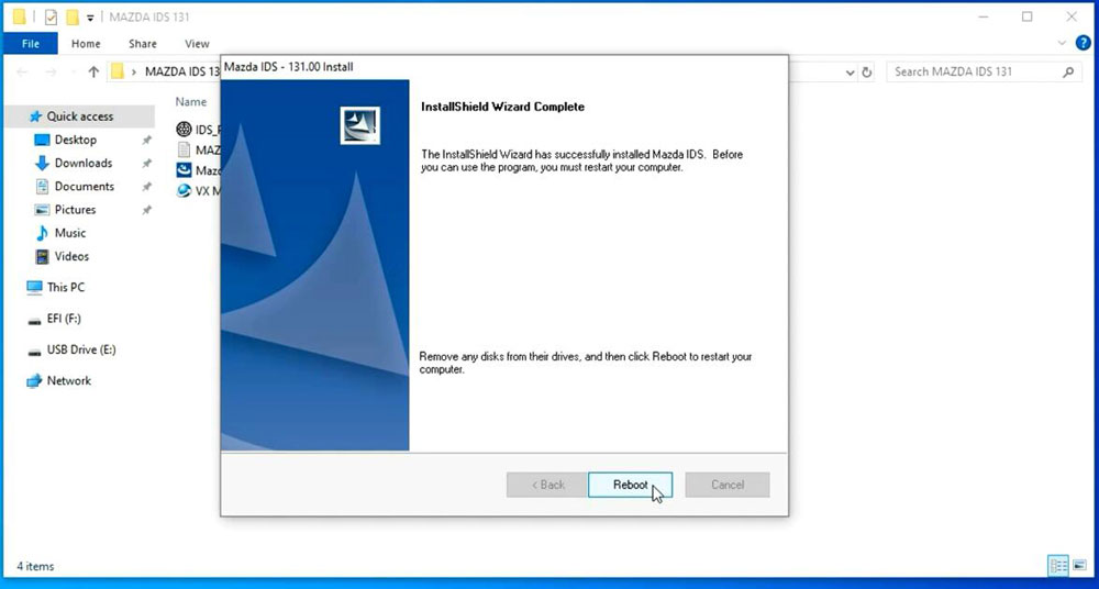 Install VXDIAG Ford IDS V131 on Windows 10 3