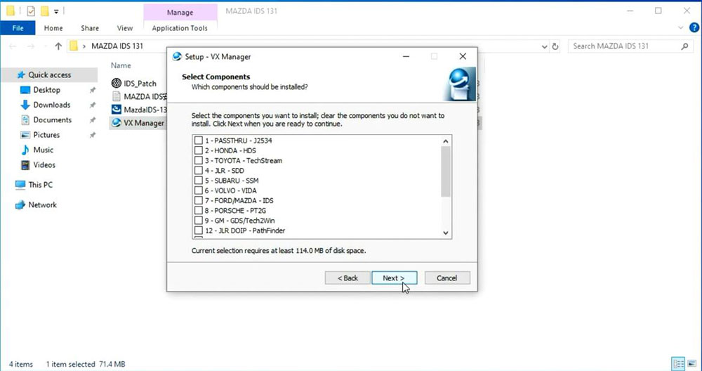 Install VXDIAG Ford IDS V131 on Windows 10 4