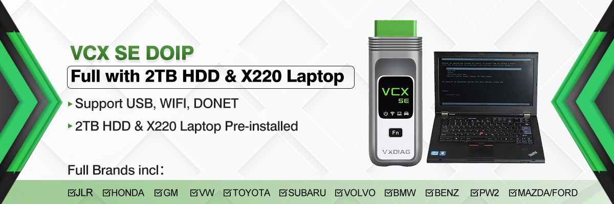 VCX SE DOIP Full with HDD & Laptop