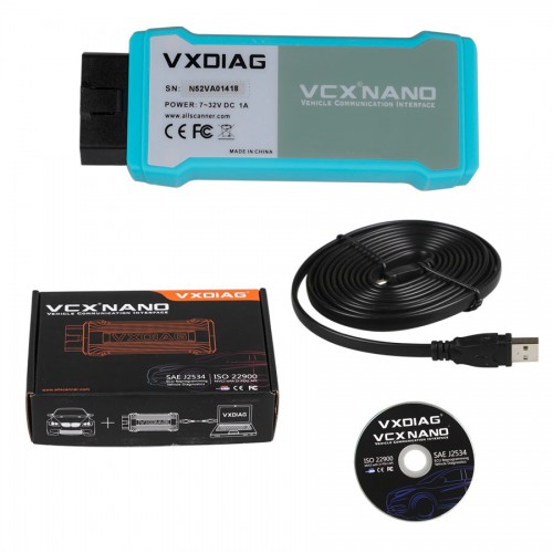 WIFI Version VXDIAG VCX NANO 6154 Support UDS Protocol and Multi-language Free Shipping