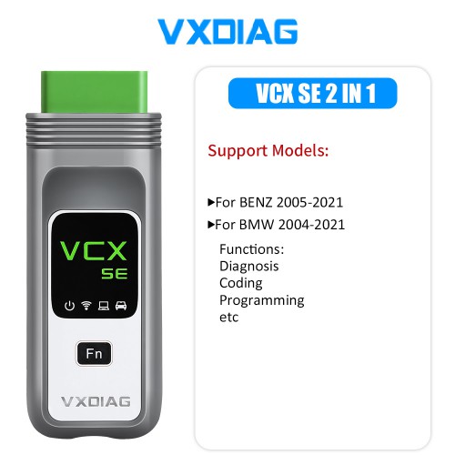 VXDIAG VCX SE DoIP for BMW, BENZ 2 in 1 with 1TB Software SSD