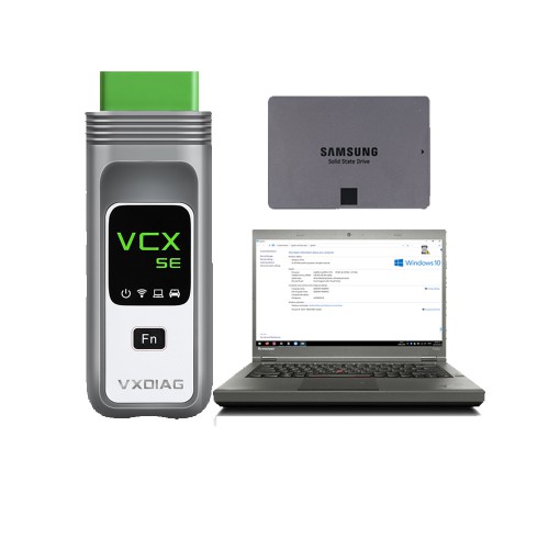 [11 Brands Ready To Use] VXDIAG VCX SE DOIP Full 11 Brands with 2TB Software SSD Pre-installed on Second-Hand Lenovo T440P Laptop