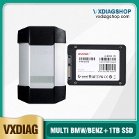 New ALLSCANNER VXDIAG MULTI Diagnostic Tool for BMW and BENZ with 1TB Software SSD