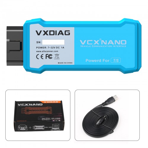 WIFI Version VXDIAG VCX NANO for TOYOTA Compatible with SAE J2534 Free Shipping