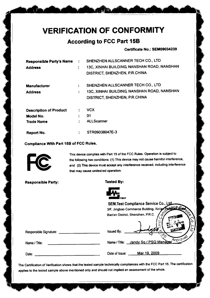 vxdiag-fcc-certificate