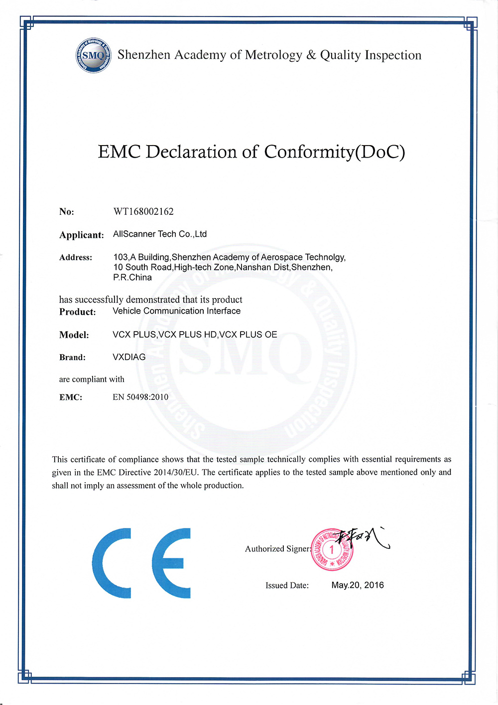 vcx-plus-multi-ce-certificate