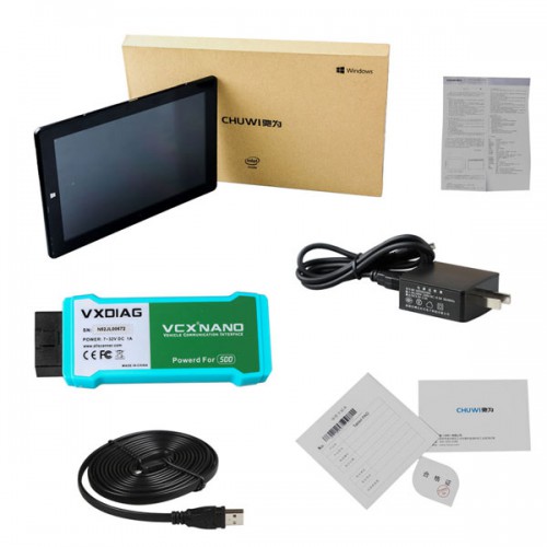 Promotion! VXDIAG VCX NANO for LandRover Jaguar 2 in 1 SDD WIFI Full System Diagnostic Scan Tool with 10 inch Tablet