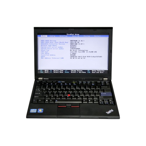 Second Hand Laptop Lenovo X220 I5 CPU 1.8GHz WIFI With 4GB Memory Compatible with VXDIAG Diagnostic Tools including BENZ BMW Full Brands