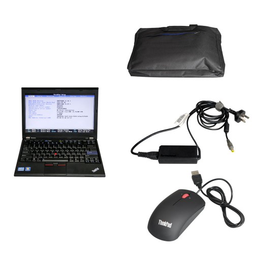 Full Set Lenovo T410 Laptop with 500GB HDD Pre-installed Software for USB VCX NANO Ford/Mazda, JLR or GM/Opel or WIFI VCX NANO Toyota