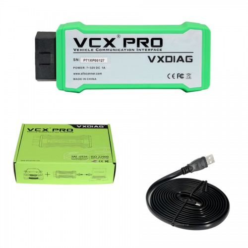 VXDIAG VCX NANO PRO Diagnostic Tool with Free 7 Software For GM FORD MAZDA VW HONDA VOLVO TOYOTA JLR with 2TB HDD