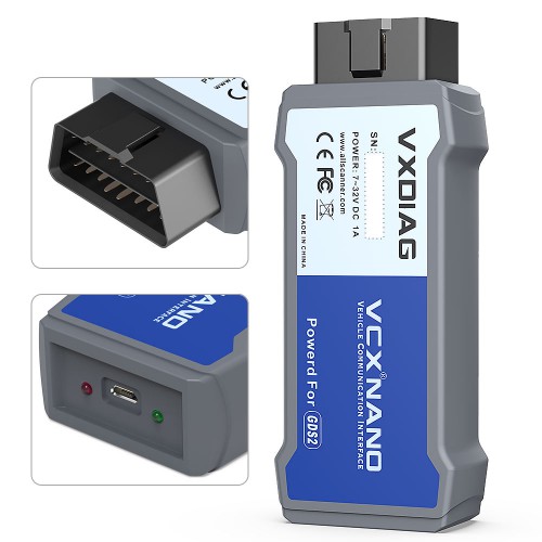 (Ship from US) USB Version VXDIAG VCX NANO for GM / OPEL GDS2 V2022.5 Tech2WIN 16.02.24 Diagnostic Tool