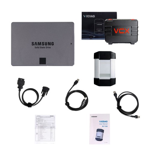 New ALLSCANNER VXDIAG MULTI Diagnostic Tool for BMW, BENZ and VW 3 in 1 Software pre-installed with 2TB SSD