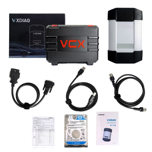 New ALLSCANNER VXDIAG MULTI Diagnostic Tool for BMW, BENZ and VW 3 in 1 with 2TB Software HDD