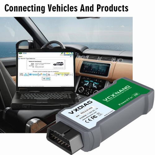 (Ship from US) V160 VXDIAG VCX NANO for Land Rover and Jaguar with JLR SDD Software USB Version
