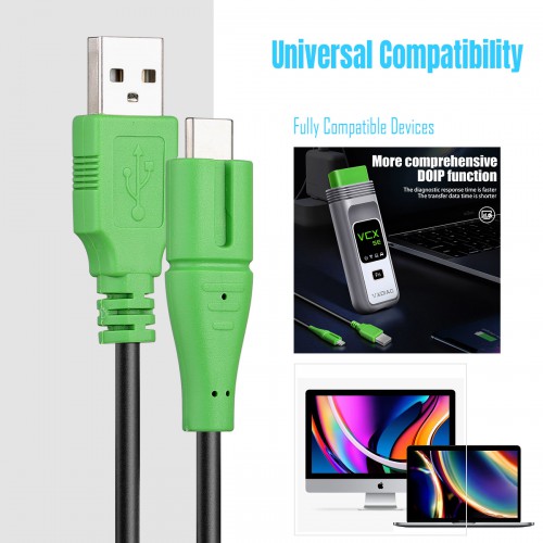 VXDIAG VCX SE USB Cable Type C Extension Cable on Sale Separately for VCX SE Series