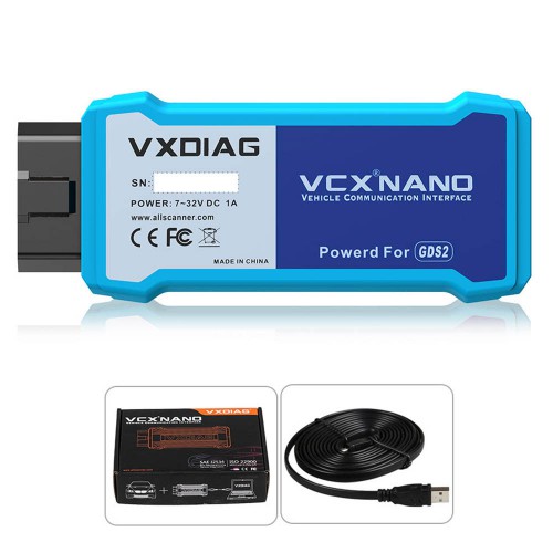 (Ship from US) WiFi Version VXDIAG VCX NANO for GM / OPEL GDS2 V2021.4 Tech2WIN 16.02.24 Diagnostic Tool
