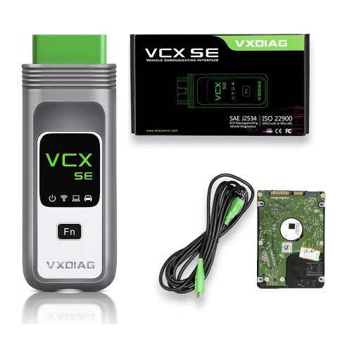 VXDIAG VCX SE 6154 OBD2 Diagnostic Tool for VW Audi Skoda with 500G V9.10 Software HDD and Engineering V14.0.0 Supports WIFI