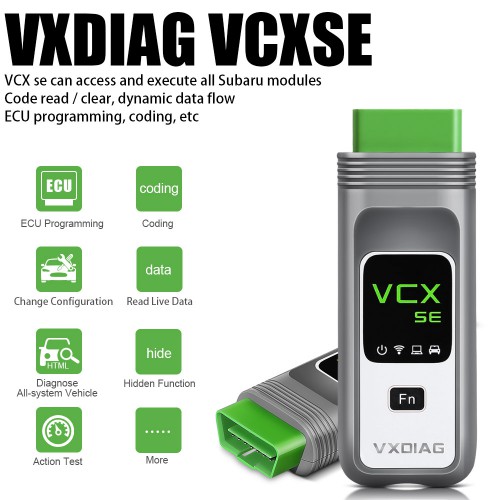 New VXDIAG VCX SE for Subaru OBD2 Diagnostic Tool with 2022.1 SSM3 SSM4 Software Support WIFI Offer 2 More Car License for Free