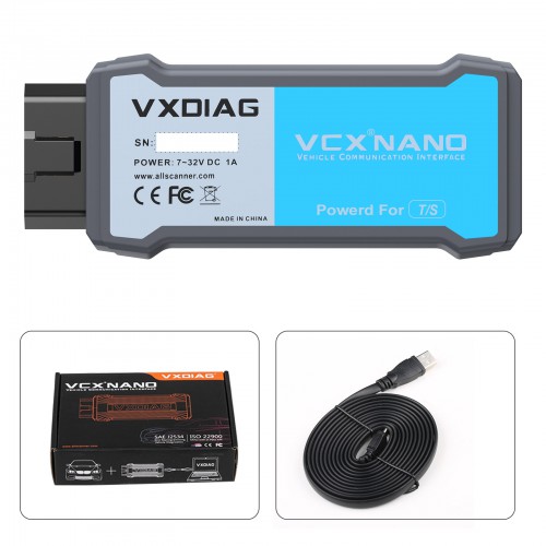 VXDIAG VCX NANO for TOYOTA TIS Techstream V18.00.008 Compatible with SAE J2534 Free Shipping