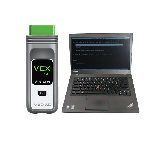 VXDIAG VCX SE DOIP Full Brands with 2TB Software HDD Pre-installed on Second-Hand Lenovo T440P Laptop