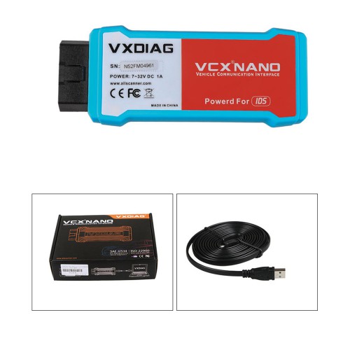 (Ship from US, No Tax) VXDIAG VCX NANO for V127 Ford IDS / V127 Mazda IDS 2 in 1 Support WIFI