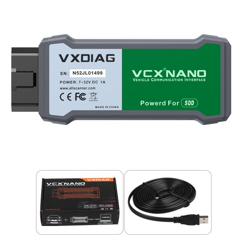 V164 VXDIAG VCX NANO for Land Rover and Jaguar with JLR SDD Software USB Version