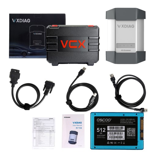 ALLSCANNER VXDIAG Benz C6 Star C6 VXDIAG Multi Diagnostic Tool With 512GB 2023.09 Xentry Software SSD