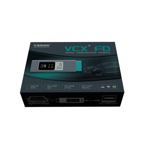 New VXDIAG VCX CAN FD VCX-FD OBD2 Diagnostic Tool for Ford/Mazda with Ford IDS V130 Mazda IDS V131 Supports WIFI