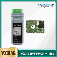 VXDIAG VCX SE for BMW with S/N V94SE*** Plus 1TB HDD for Diagnostic 4.39.20 Programming 68.0.800 Support WIFI & More License for other Brands