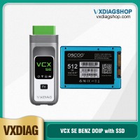 [500G Benz SSD] 2023.03 VXDIAG VCX SE DoIP For Benz Support Offline Coding/Remote Diagnosis with Free Donet Authorization & Xentry DTS Monaco SSD