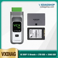 Complete Version VXDIAG VCX SE DOIP Support 13 Car Brands incl JLR DOIP & PW3 with 2TB & 256GB Software SSD