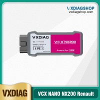 New USB Version VXDIAG VCX NANO VCX NX200 for Renault Clip V219 OBD2 Scanner All Systems Diagnosis 2005-2022