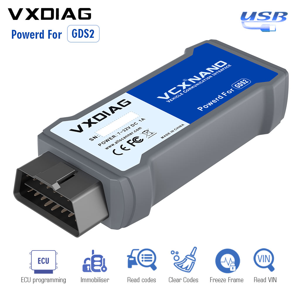 USB Version VXDiag VCX NANO for GM/OPEL GDS2 Tech2WIN Tool