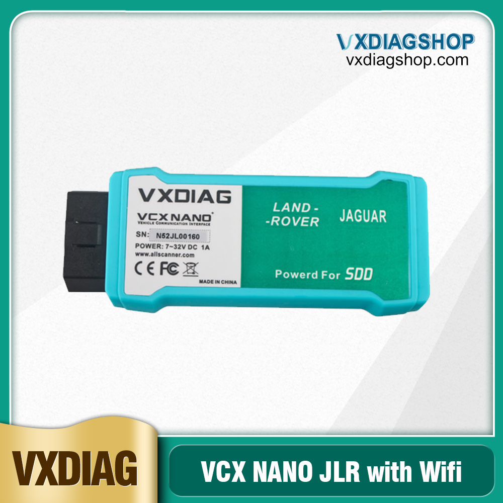 V164 VXDIAG VCX NANO for Land Rover and Jaguar JLR S-D-D WIFI Version