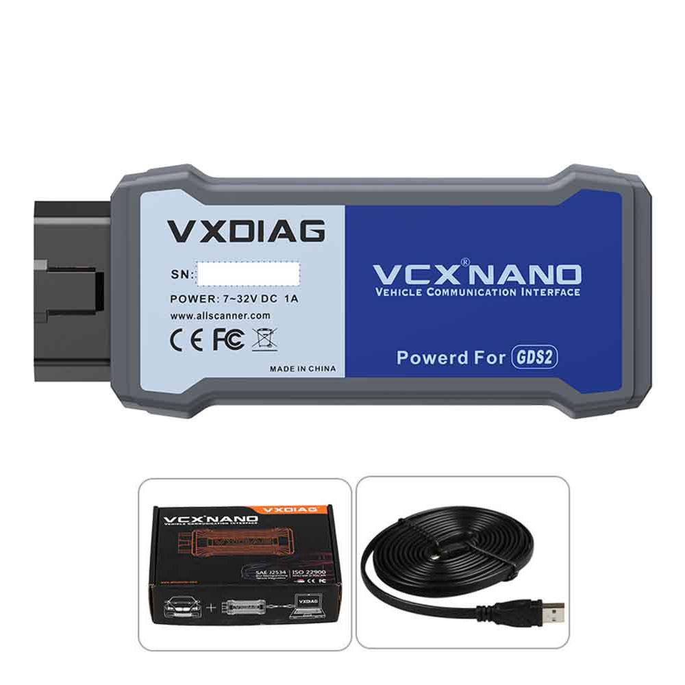 USB Version VXDiag VCX NANO for GM/OPEL 2023.10 GDS2 Tech2WIN Diagnostic  Tool