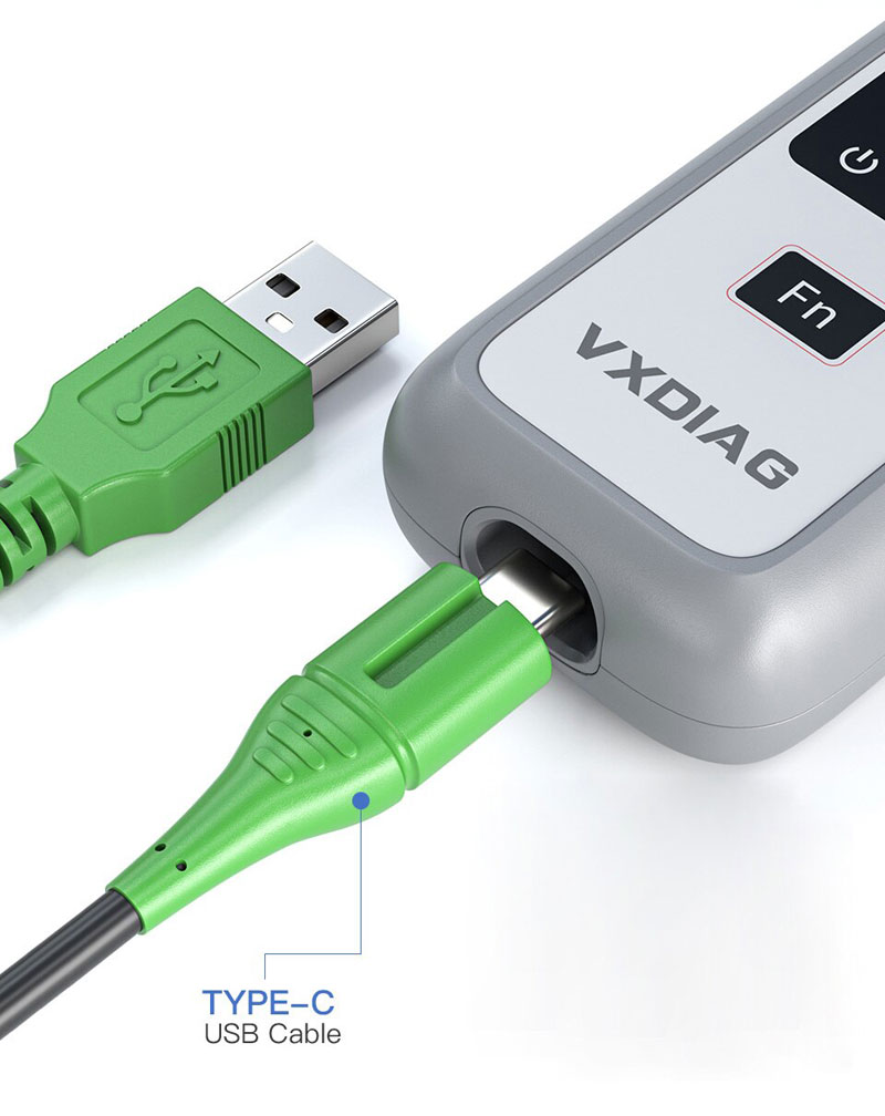 VXDIAG VCX SE Extension USB Cable Type C Wire Connector 1