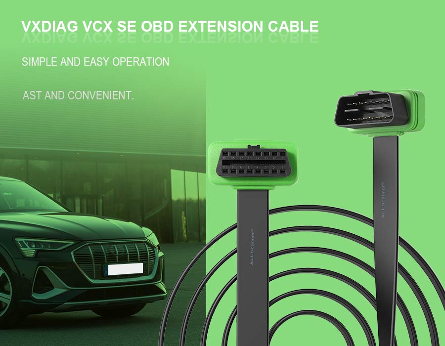 VXDIAG VCX SE OBD Extension Cable for VCX SE Series