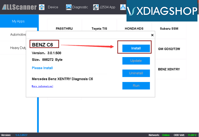 update-vxdiag-benz-c6-firmware-3