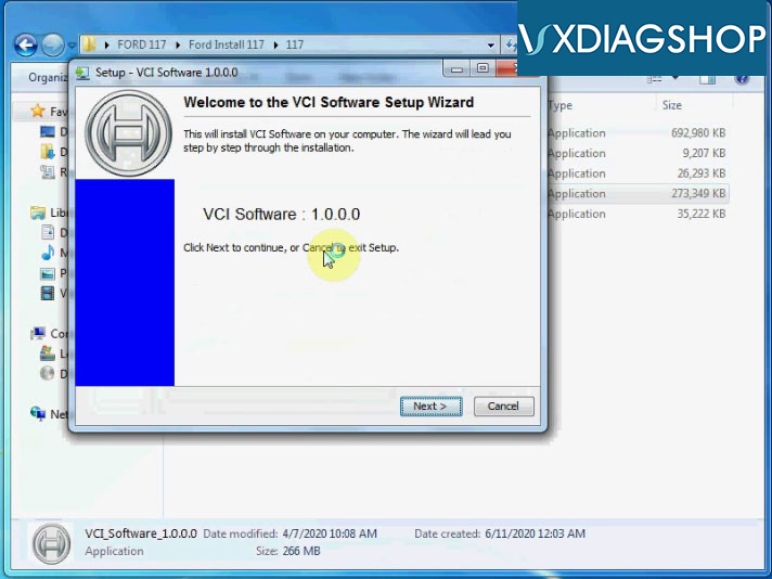 Install Vxdiag Ford Ids V117 8