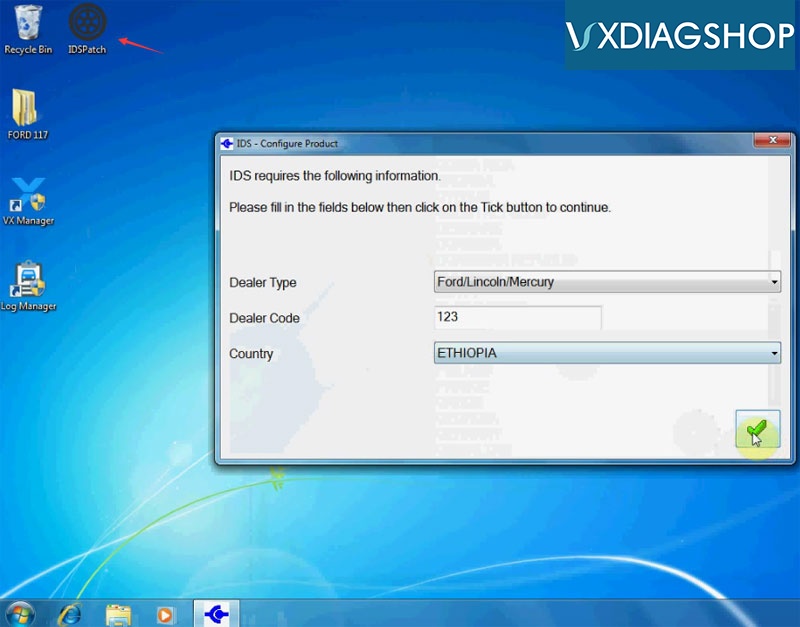 Install Vxdiag Ford Ids V117 17