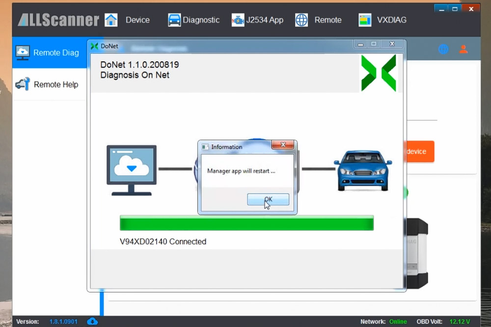  VXDIAG DoIP device DONET Settings 15