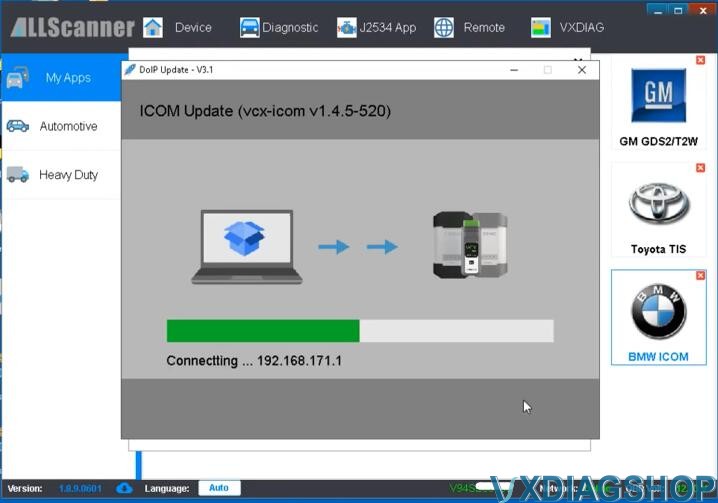  Install and Update VXDIAG BMW ICOM Driver 8