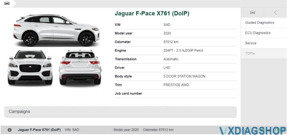 Change Car Configuration with VXDIAG JLR Pathfinder 3