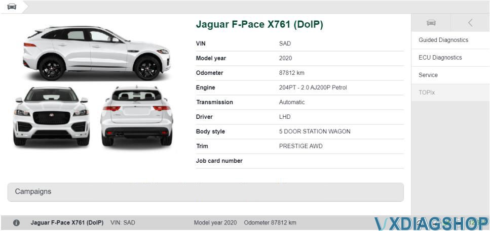 Change Car Configuration with VXDIAG JLR Pathfinder 6